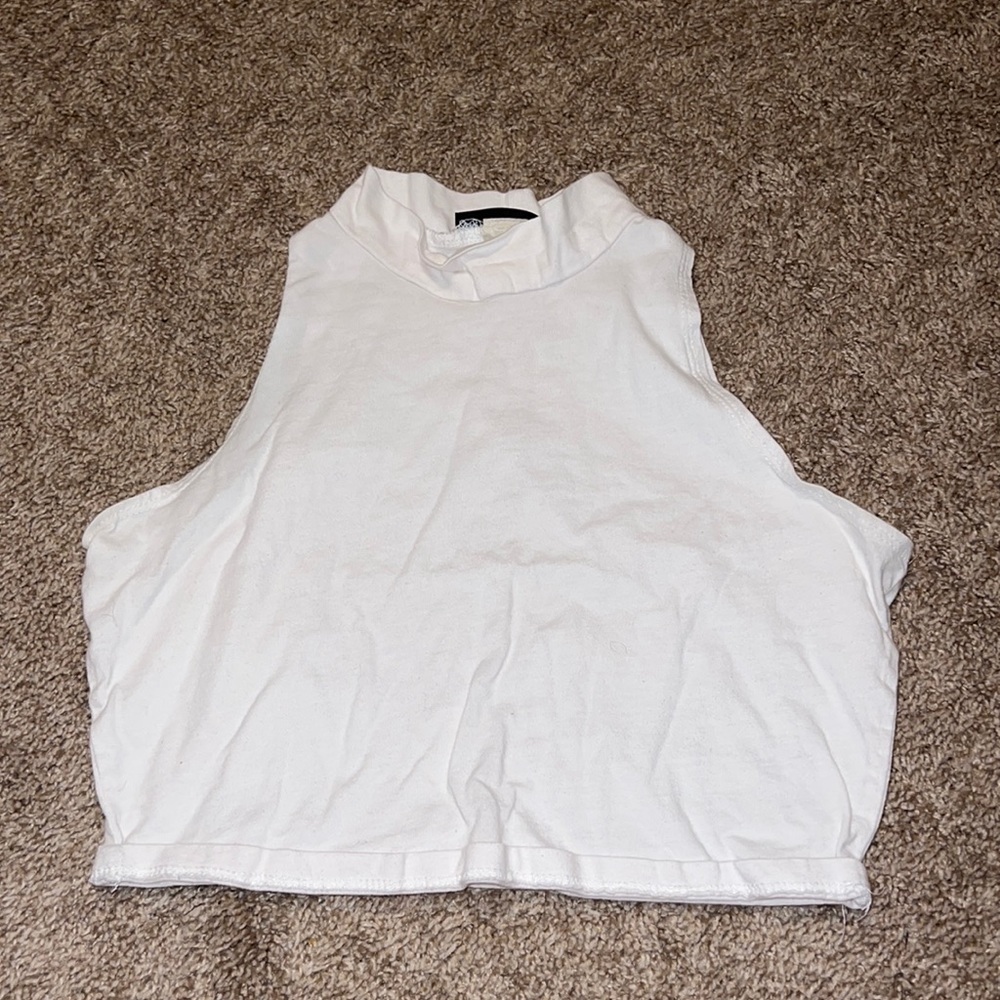 White crop tank